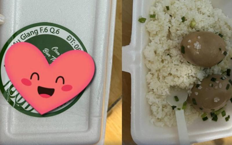 Cô gái ‘khóc thét’ với phần cơm 2 trứng giá 50.000 đồng ở TP.HCM