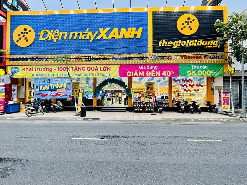 MWG báo doanh thu Thế giới Di động và Điện máy Xanh giảm chậm lại