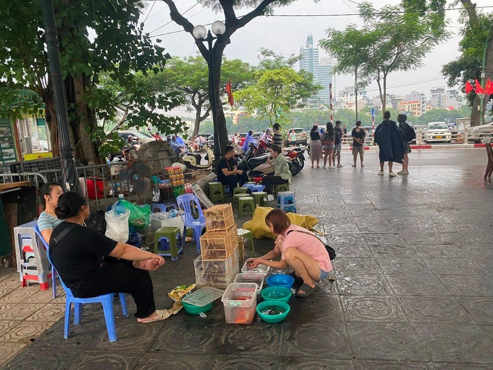 Những hình ảnh chưa đẹp ở đường dạo ven hồ Tây