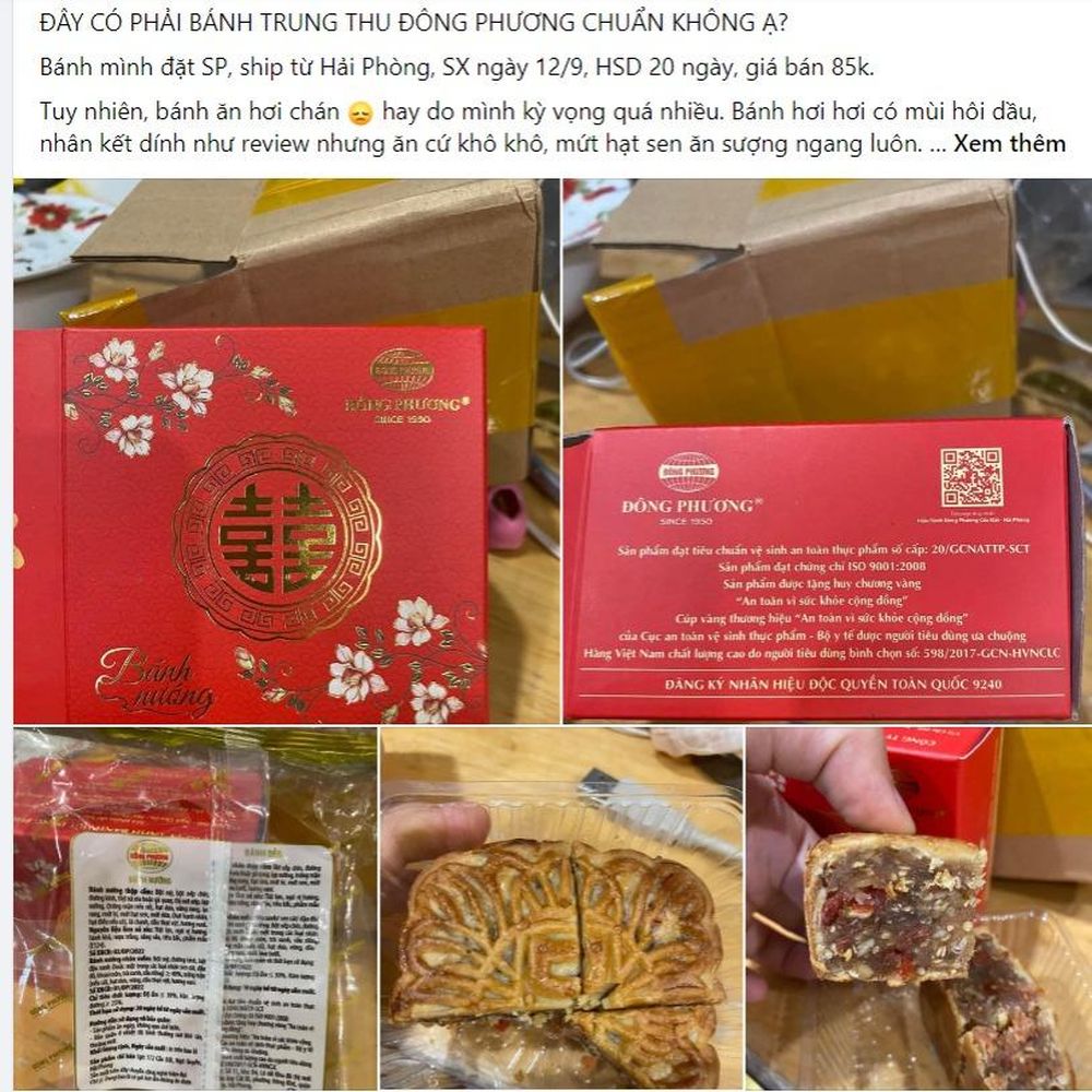 Tranh cãi chất lượng bánh trung thu nổi tiếng ở Hải Phòng, nhiều người chia sẻ cách để mua đúng hàng thật