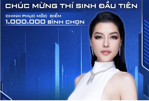Hoàng Nhung dẫn đầu bình chọn tại Miss Cosmo Việt Nam 2023
