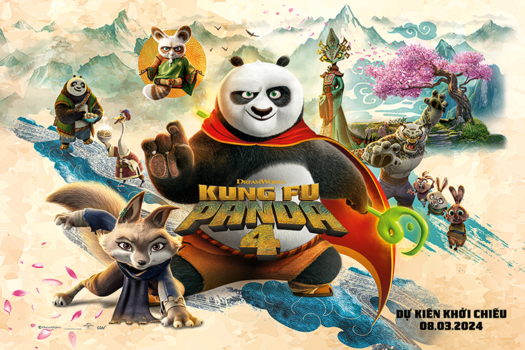Kung Fu Panda 4: Xuất hiện gấu trúc Po phiên bản ‘pha-ke’, đáng sợ đến mức nào?