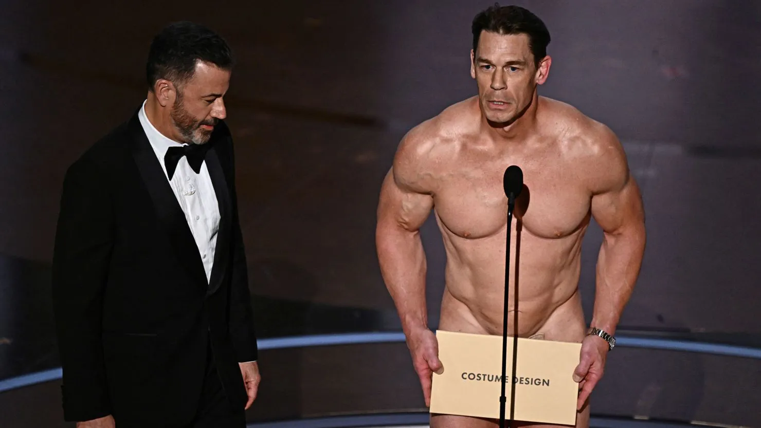 John Cena bị chỉ trích vì khỏa thân trên sân khấu lễ trao giải Oscar 2024