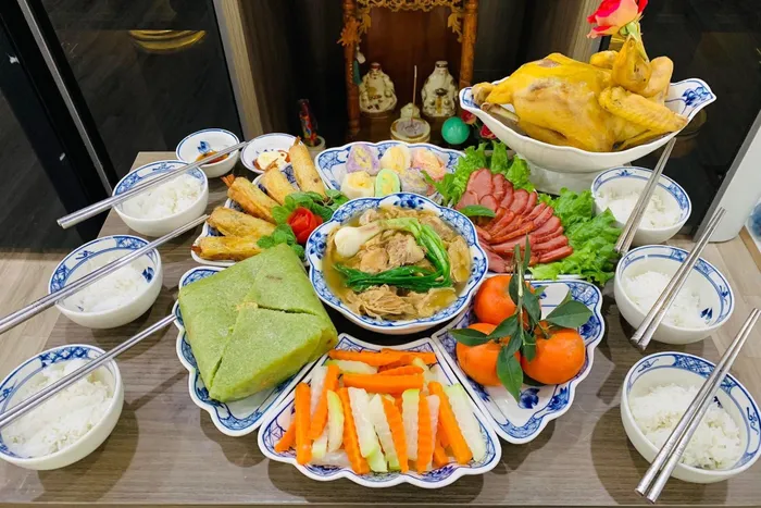 ‘Choáng’ với mâm cúng ông Công ông Táo của Gen Z