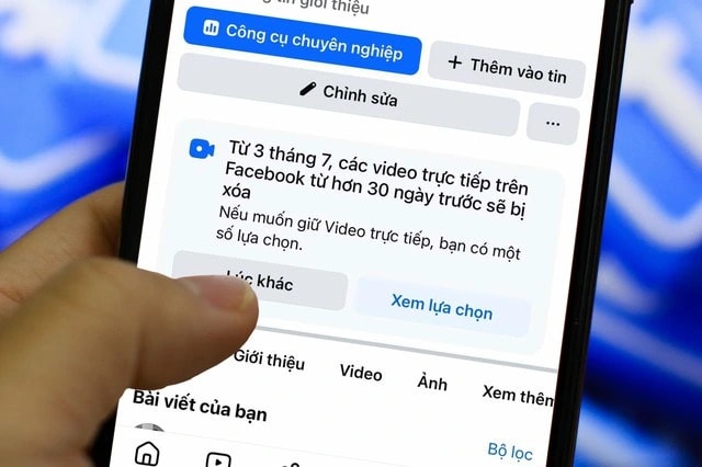 Facebook ‘khai tử’ video livestream sau 30 ngày, người dùng hoang mang