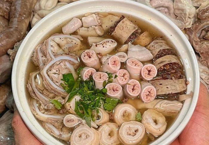 Lòng xe điếu là món gì?