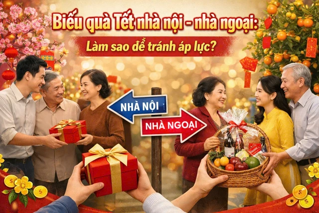 Biếu quà Tết nhà nội, nhà ngoại: Sao cho vẹn tình mà được nhẹ lòng?