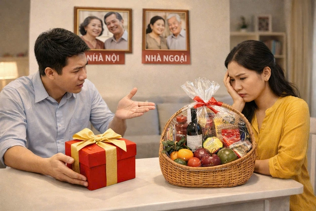 Biếu quà Tết nhà nội, nhà ngoại: Sao cho vẹn tình mà được nhẹ lòng?
