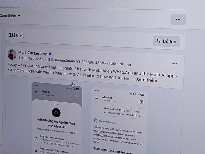 Facebook gặp lỗi lạ